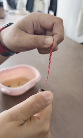 A lona de PVC passou no teste retardador de chama