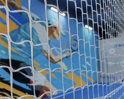 Rede esportiva resistente a UV e a impactos