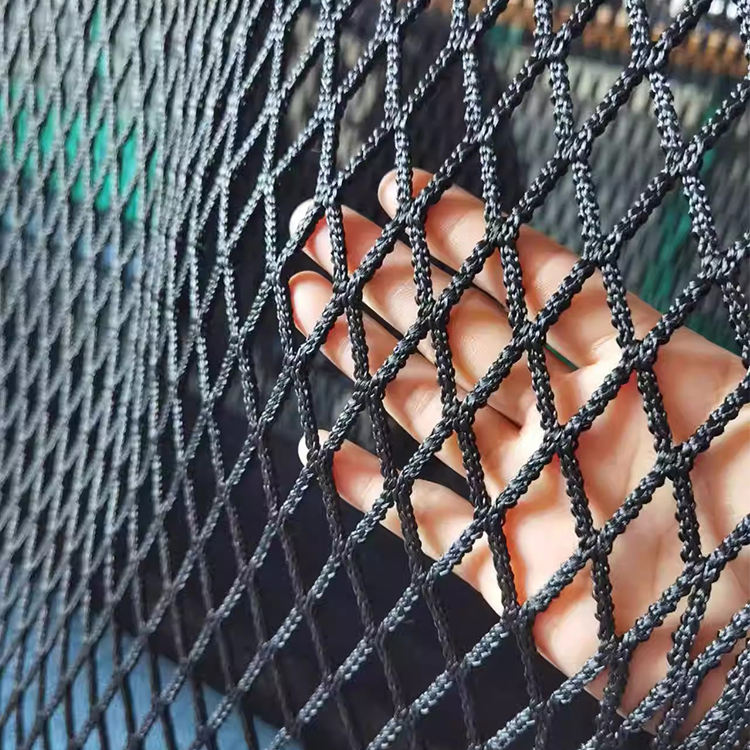 Rede de cerca de campo de futebol de poliéster PP HDPE Rede esportiva sem nós forte e resistente a rasgos com malha de 4,5x4,5cm